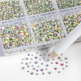 BEADSLAND wax pencil lifting a tiny rhinestone for precise placement benefit