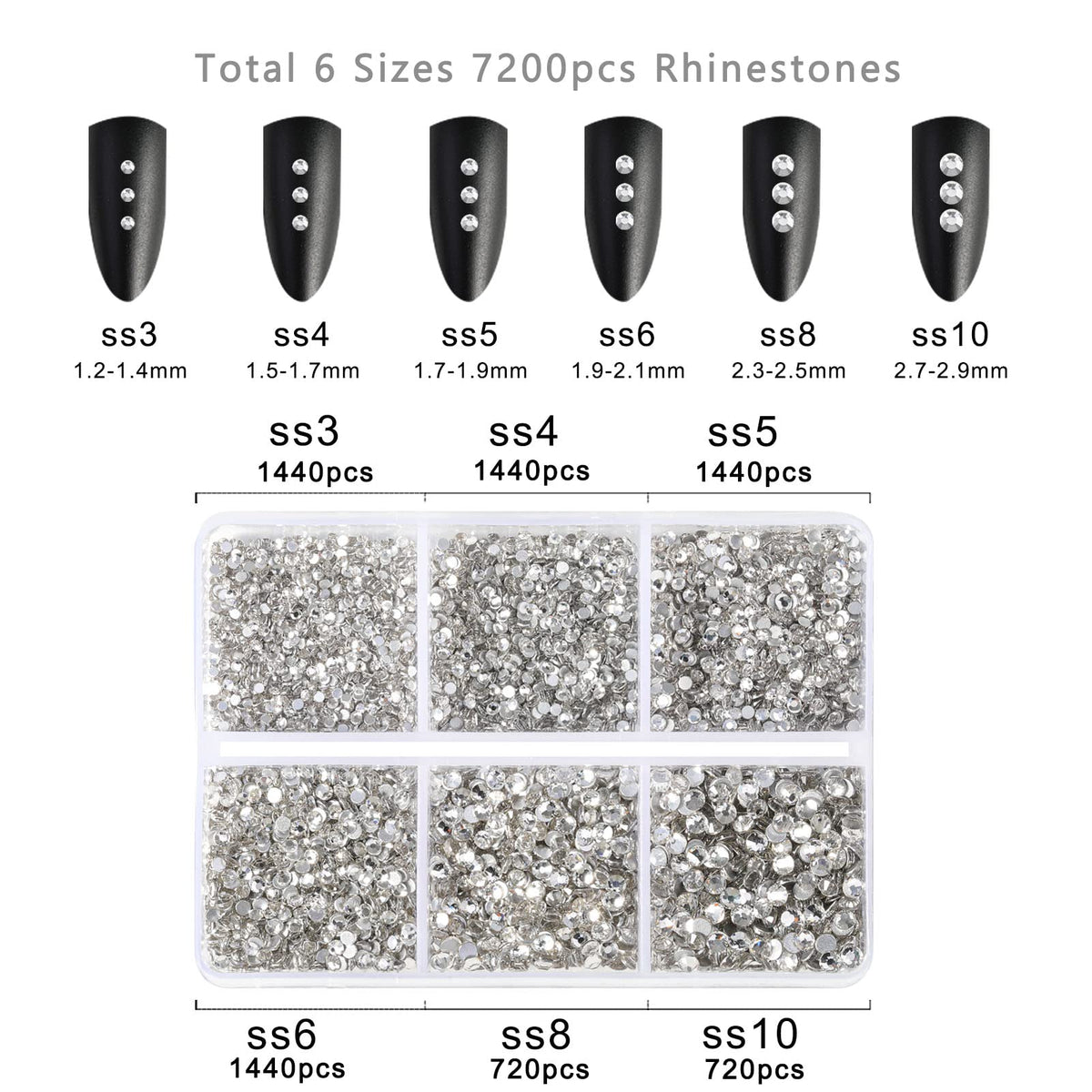 BEADSLAND wax pencil picking up a tiny rhinestone for accurate placement and control