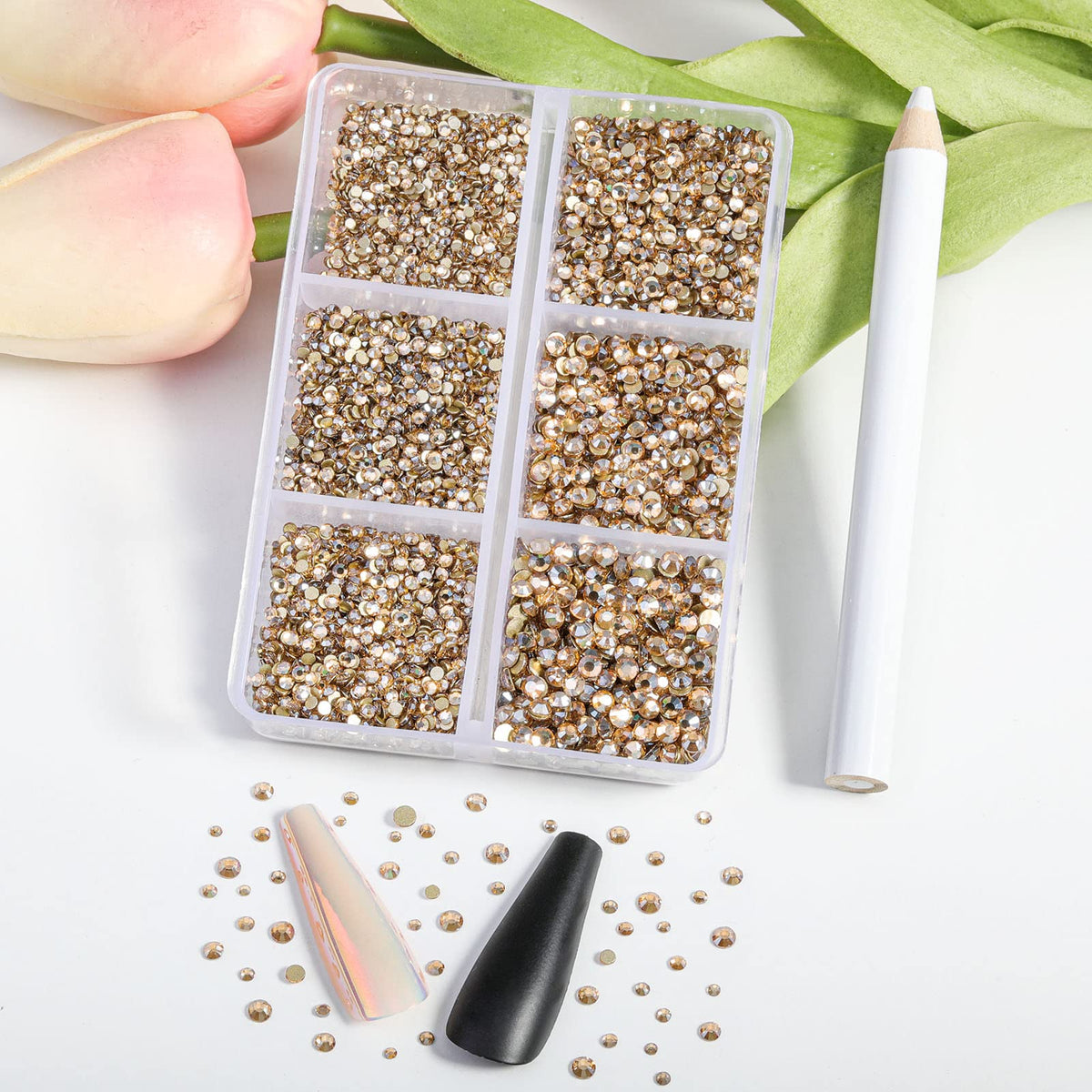 BEADSLAND wax picking pencil holding SS3 rhinestone for precise placement