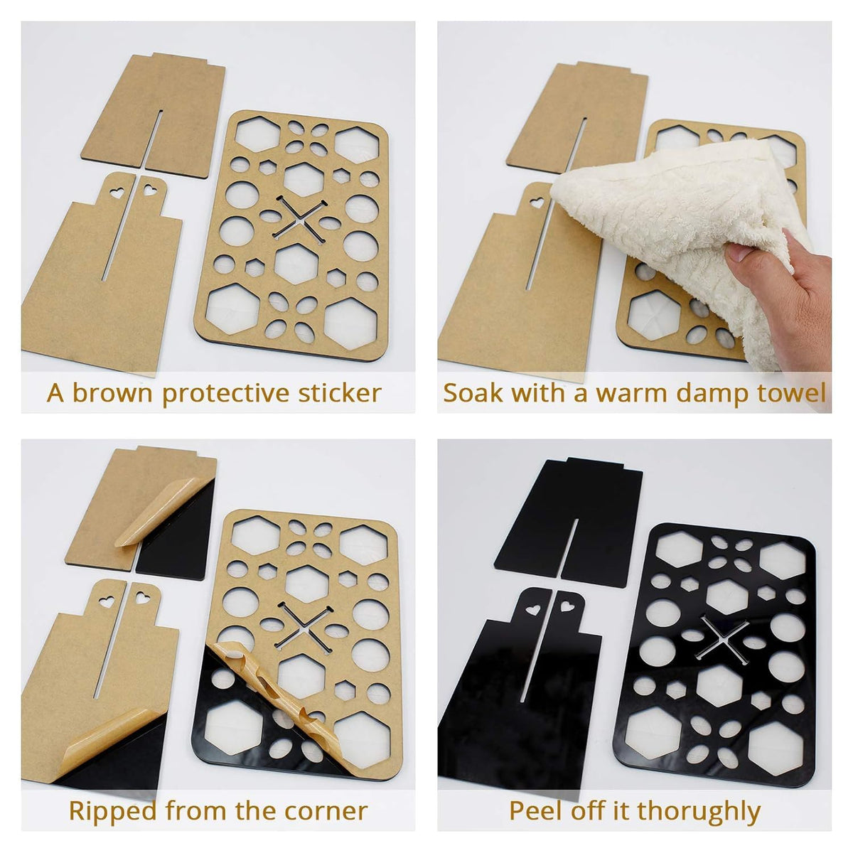 BEAKEY collapsed flat on counter for compact storage and easy travel