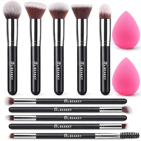 BEAKEY front view of full brush and sponge kit showing tools and case benefit portability