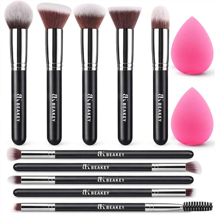 BEAKEY front view of full brush and sponge kit showing tools and case benefit portability