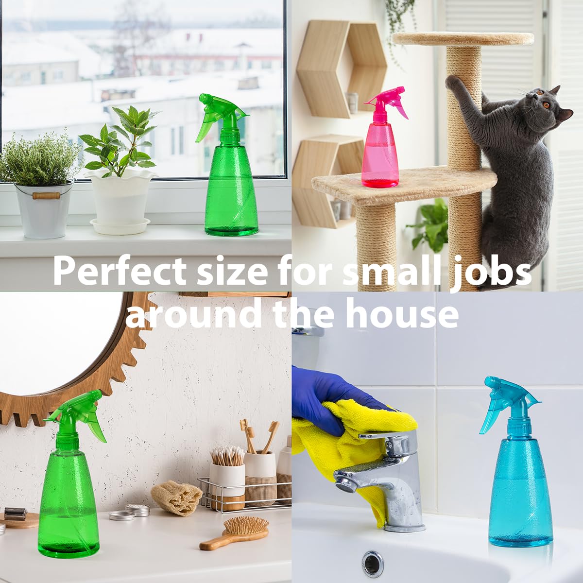 Bealee bottle held in hand to show 16 oz size and comfortable grip for everyday use