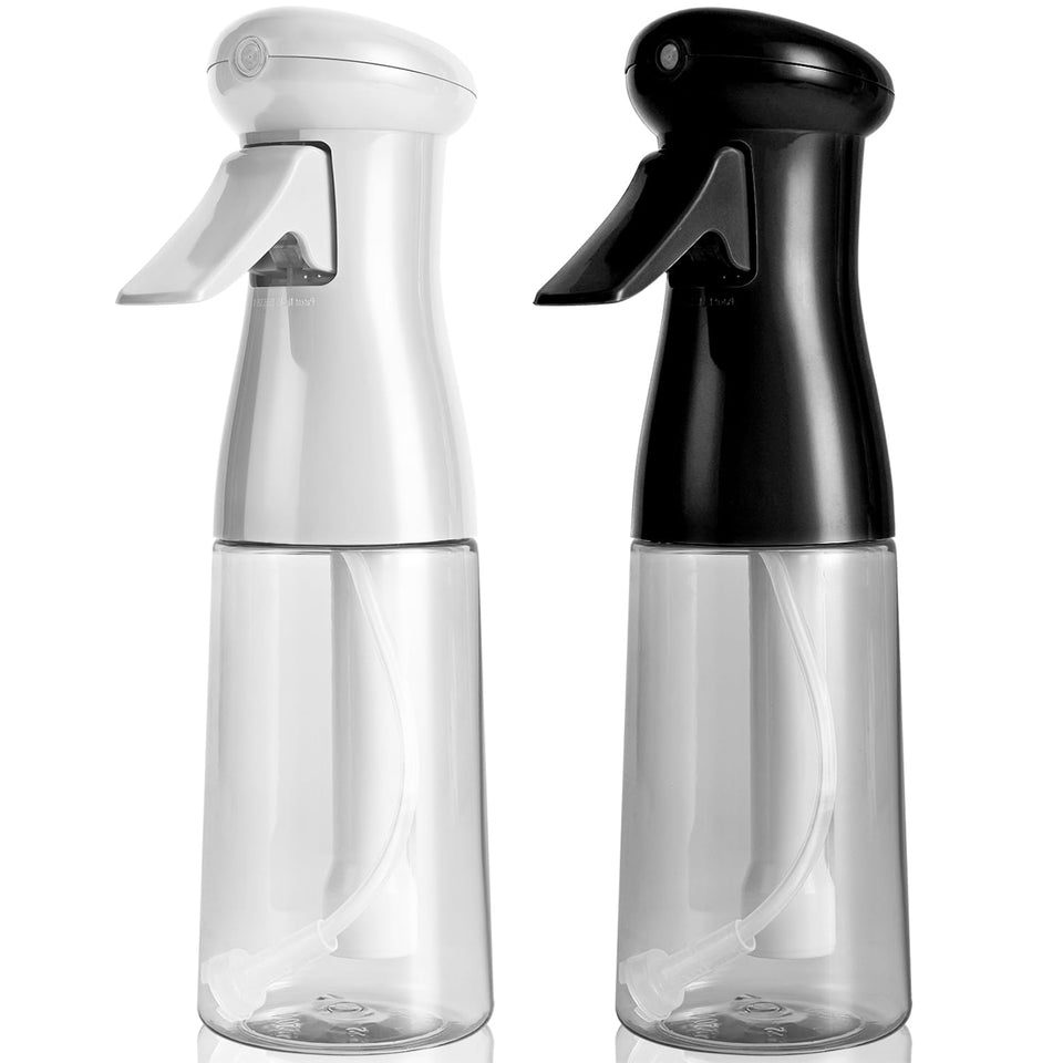 Bealee front view of both 6.8 oz bottles showing compact design and portability