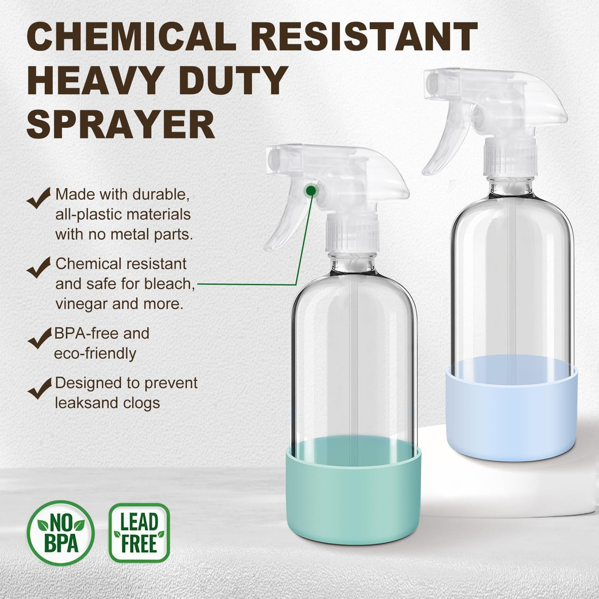 Bealee nozzle detail showing adjustable mist and stream settings for versatile spraying