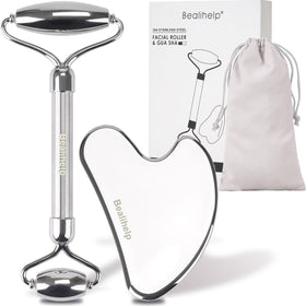 Bealihelp front view of stainless steel roller set showing durable design and cooling benefit