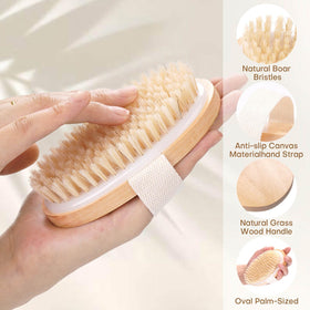 Bealihelp massage brush nodes detailed shot showing targeted stimulation benefit
