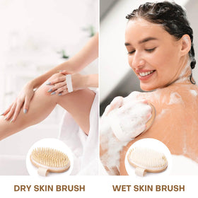Bealihelp in-shower lifestyle image showing wet use for deep cleansing