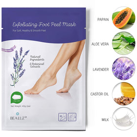 Bealuz lavender extract close-up highlighting botanical ingredients for gentle exfoliation benefit natural active