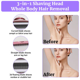 Beanify detachable heads lineup showing four grooming options for versatility