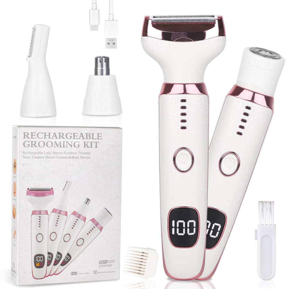 Beanify front view multicolor shaver showing sleek design and portability