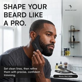Beard Butler matte finish close-up for a steady, comfortable grip