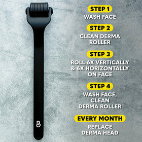 The Beard Club beard oil applied to hair showcasing softened, manageable facial hair