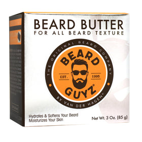 Beard Guyz open jar texture close-up showing creamy non-greasy consistency