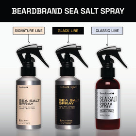 Beardbrand bottle packed in travel kit, emphasizes portability and convenience
