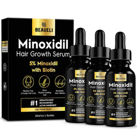 beaueli front packaging showing three bottles and brand clarity benefit