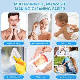 Beauntangly towel wiping a pet paw showing multipurpose cleaning and softness