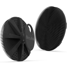 BEAUTAIL front view showing black scrubber and hygienic design benefit
