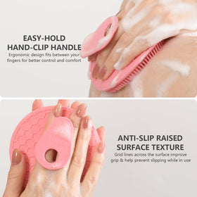 BEAUTAIL scrubber hanging by hole to dry fast and resist bacteria between uses