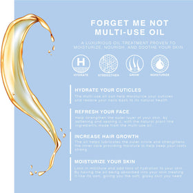 BEAUTE DE PROVENCE oil drops texture on glass showing lightweight absorption benefit