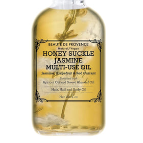 BEAUTE DE PROVENCE honeysuckle bottle front view showing packaging and size benefits