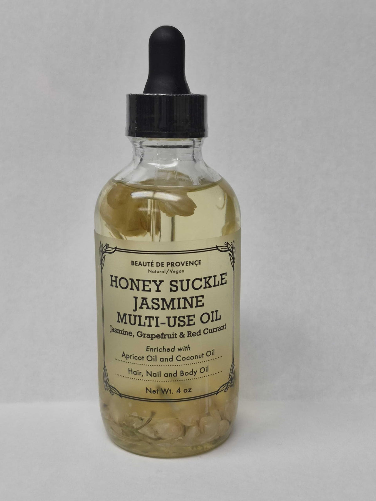 BEAUTE DE PROVENCE hair before and after image showing added shine and frizz control