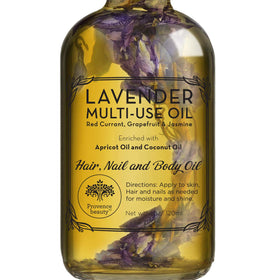 BEAUTE DE PROVENCE front bottle shot showing lavender oil and clean packaging benefit: easy identification