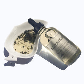 BEAUTE DE PROVENCE label close-up showing ingredients and size benefit: transparent formulation
