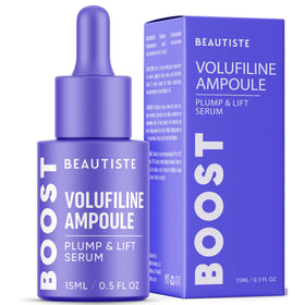 Beautiste BOOST front bottle showing sleek ampoule packaging and brand