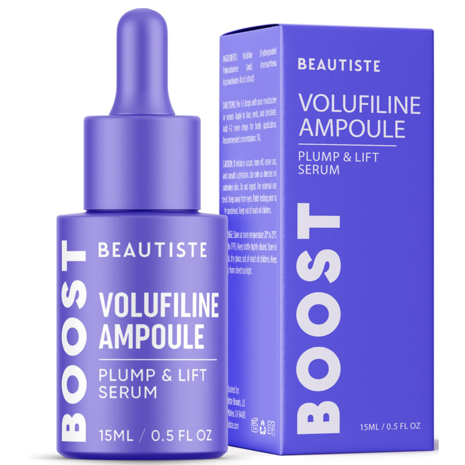 Beautiste BOOST front bottle showing sleek ampoule packaging and brand
