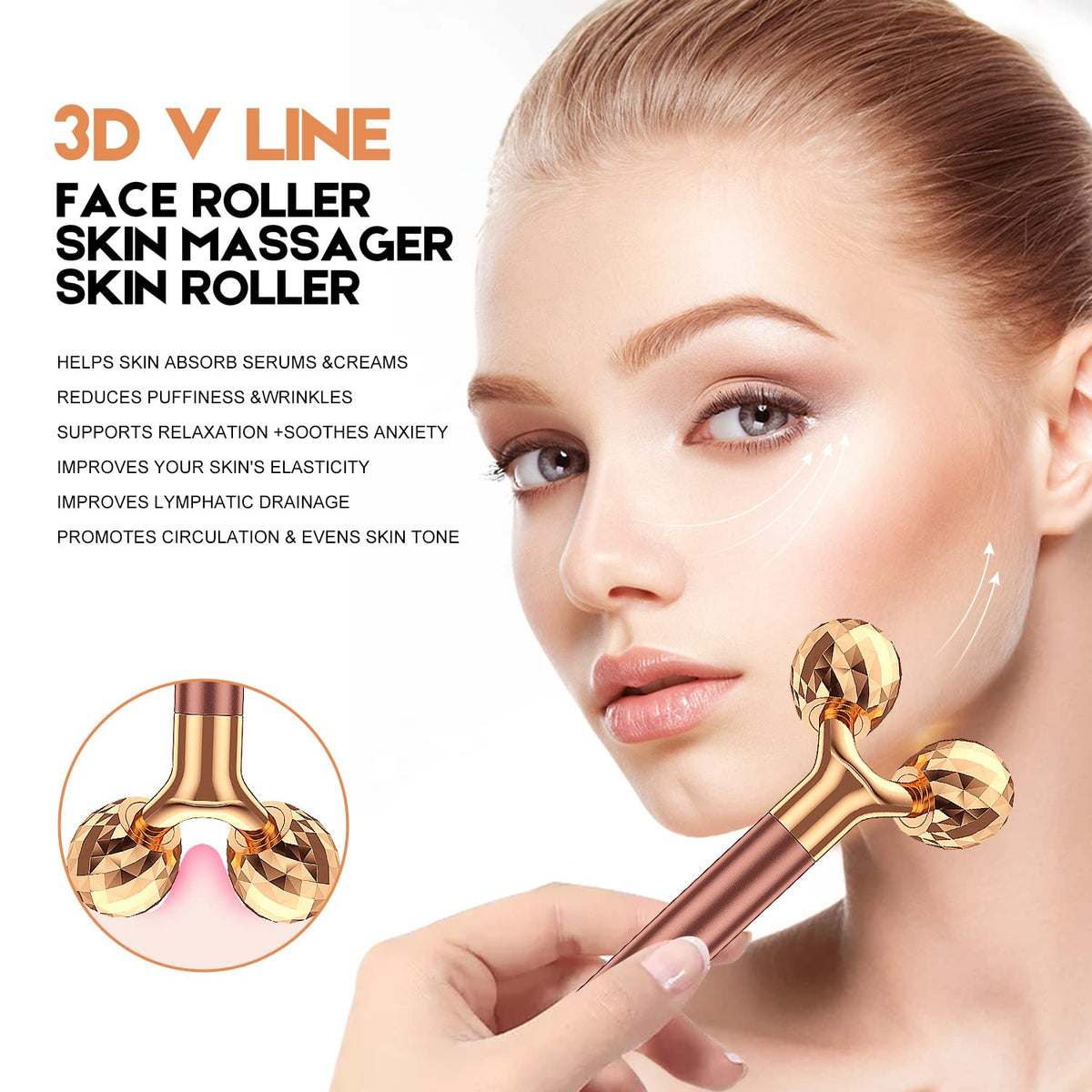 Beauty Bar T-shaped head close-up delivering high-frequency pulses