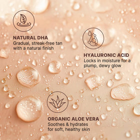 Beauty by Earth application in hand mist illustrating quick touch-ups