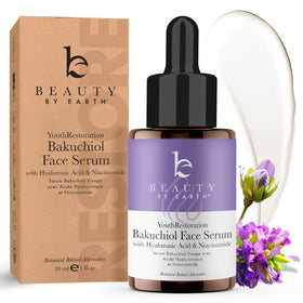 Beauty by Earth front bottle showing product and clean design for calming benefits