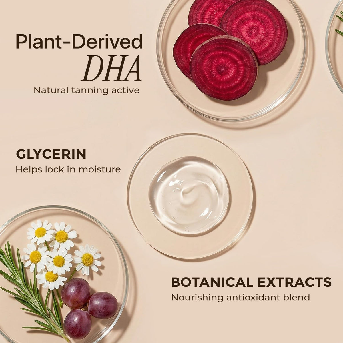 Beauty by Earth bottle label detail highlighting natural ingredients and ingredient transparency benefit
