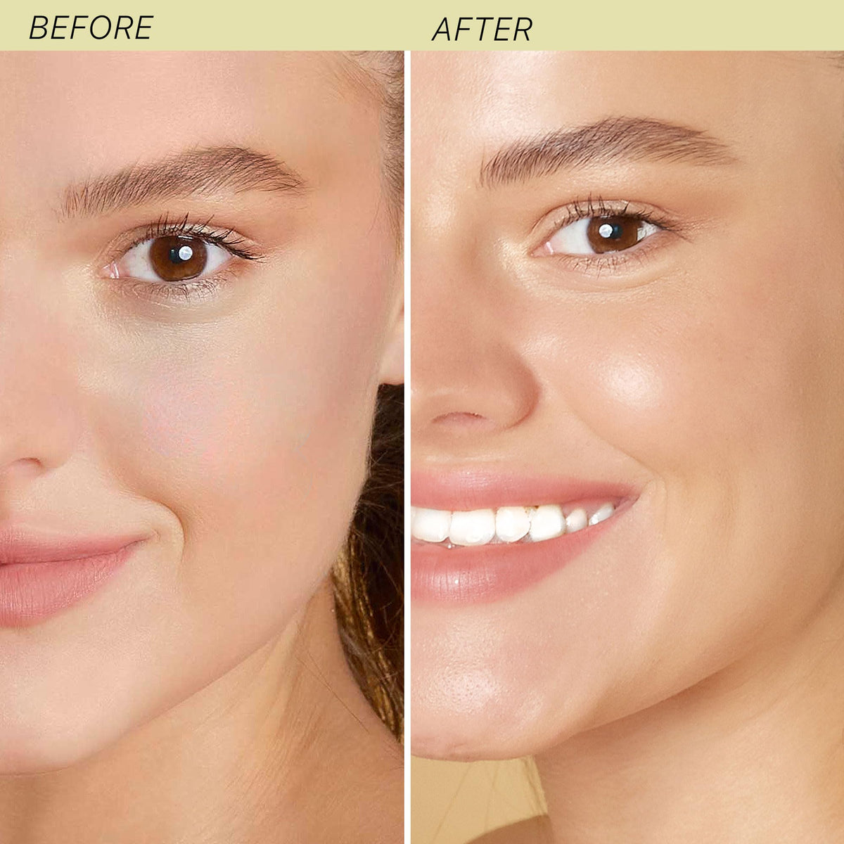 Beauty by Earth cream texture close-up demonstrating lightweight, smooth finish