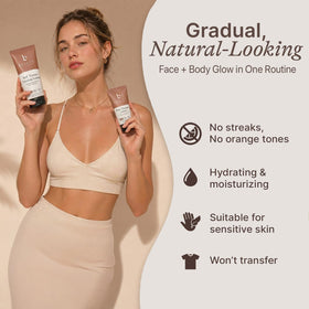 Beauty by Earth face bottle close-up showing label and gentle formula benefits