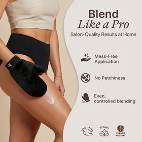 Beauty by Earth face tanner with glove for precise, gentle facial application