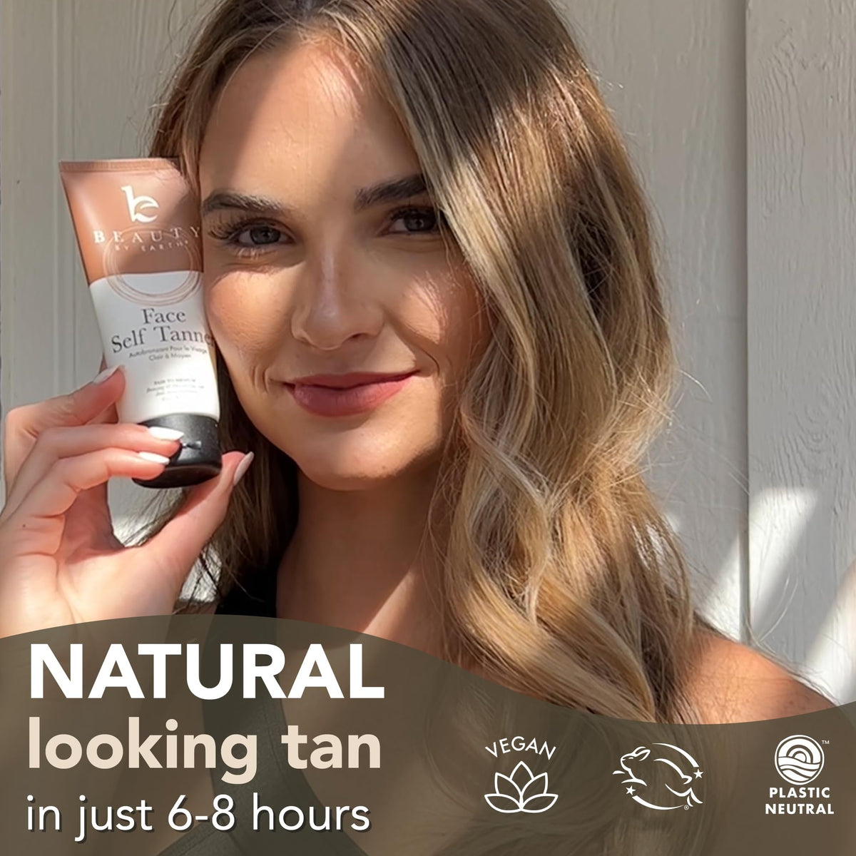 Beauty by Earth before and after 얼굴 comparison showing subtle natural glow