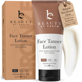 Beauty by Earth bottle front view showing packaging and clear benefits