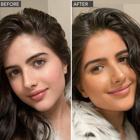 Beauty by Earth on bathroom counter styled for daily skincare routine