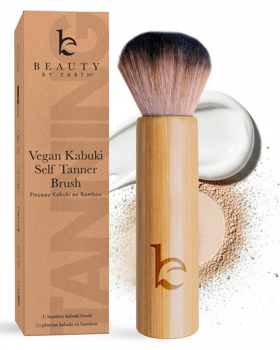 Beauty by Earth brush front view showing compact design and benefit of precise application