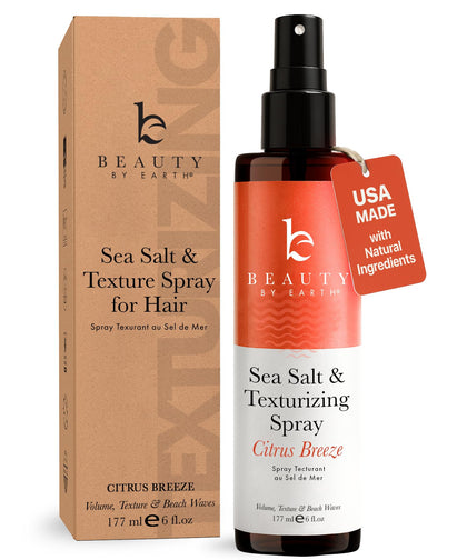 Beauty by Earth front packaging showing bottle and label benefits