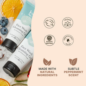 Beauty by Earth botanical ingredients flatlay emphasizing organic components and purity