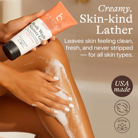 Beauty by Earth ingredients closeup with aloe and coconut, shows natural extracts