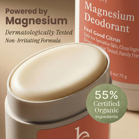 Beauty by Earth label and ingredients list highlighting organic content