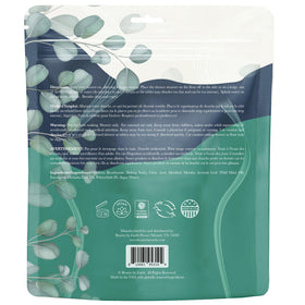 Beauty by Earth on bathroom shelf with towel showing relaxing setup