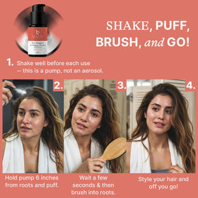 Beauty by Earth powder texture close-up conveying oil-absorbing lightweight finish
