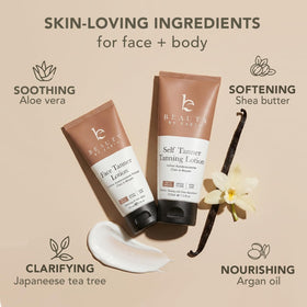Beauty by Earth hand holding bottle for size comparison and travel-friendly convenience