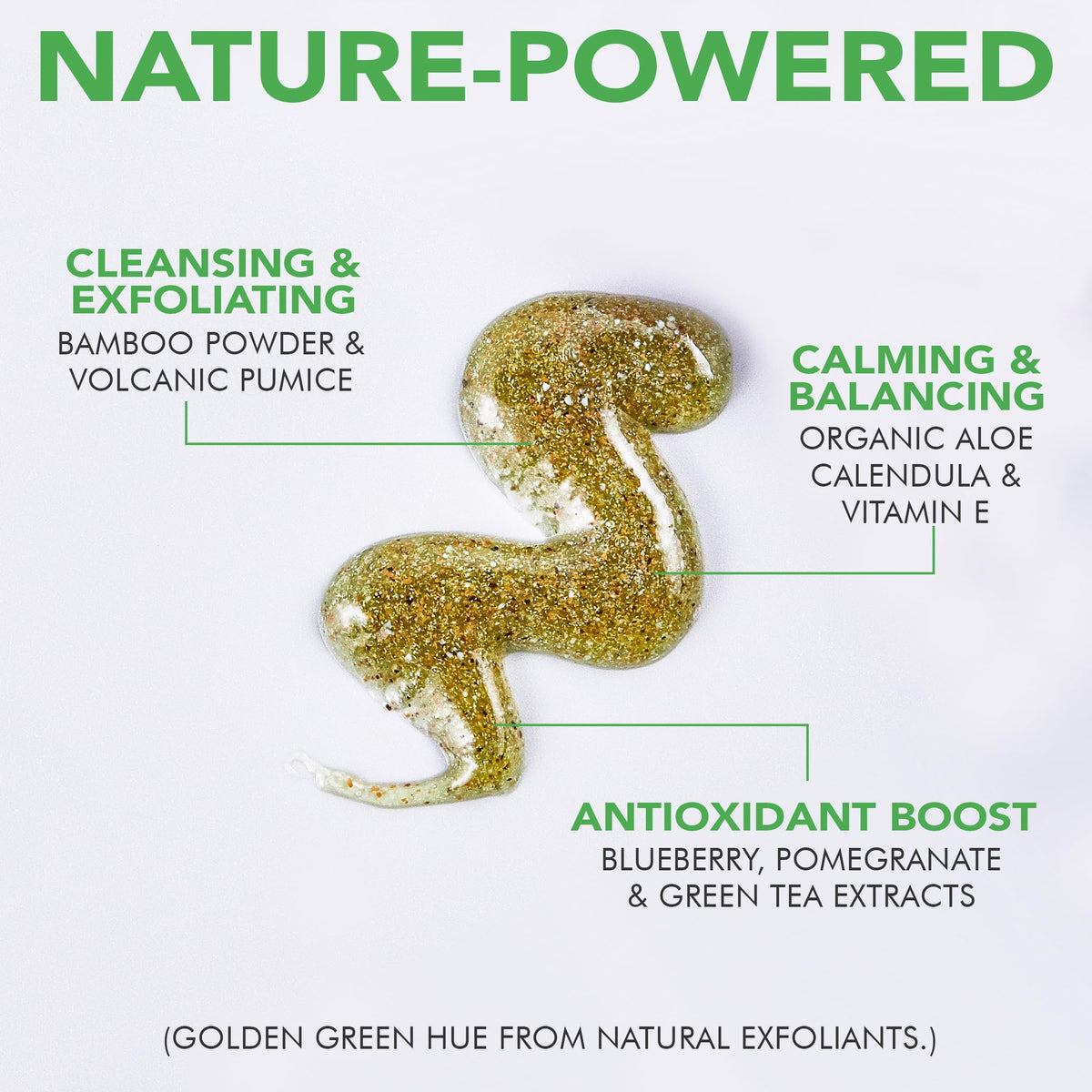 Beauty by Earth scrub on bathroom counter suggesting daily routine use