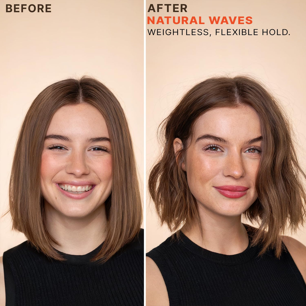 Beauty by Earth spray action in hand demonstrating easy application